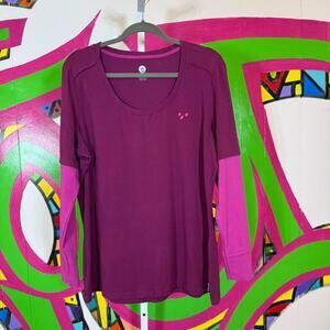 CanAm BRP,  Women's Purple and Pink Long Sleeve Top. Size 2XL. Excellent cond!